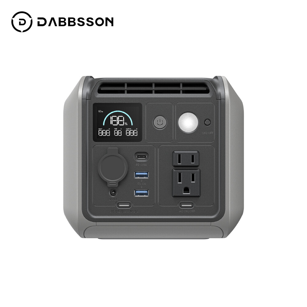 Dabbsson 300E Portable Power Station 298Wh 300W Solar Generator 4.3kg Small Size