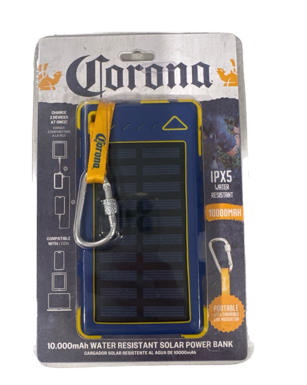 Water resistant Solar power bank Nature Power NP Smartphone Charger