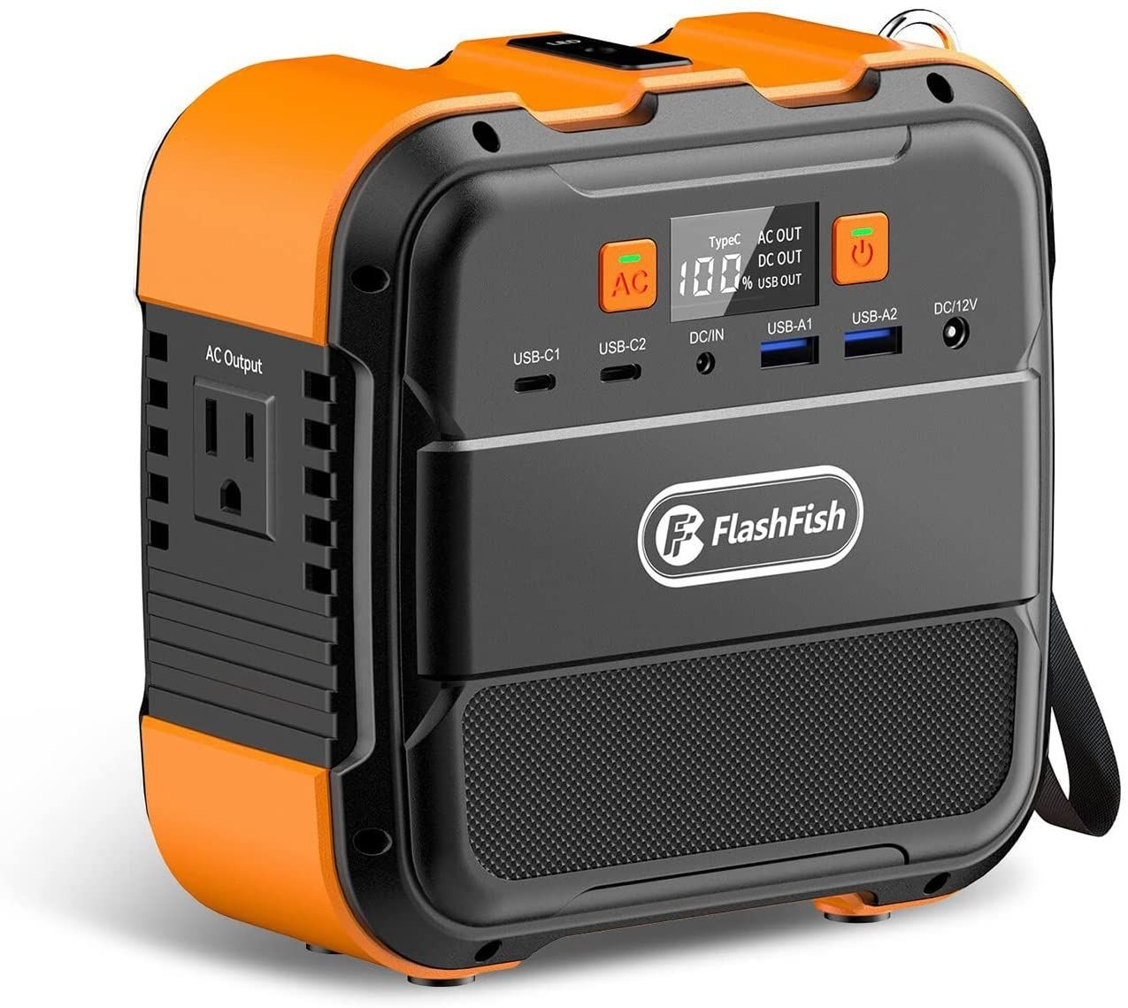 Flashfish 120W Portable Power Station, 98Wh/26400mAh Solar Generator Powerbank