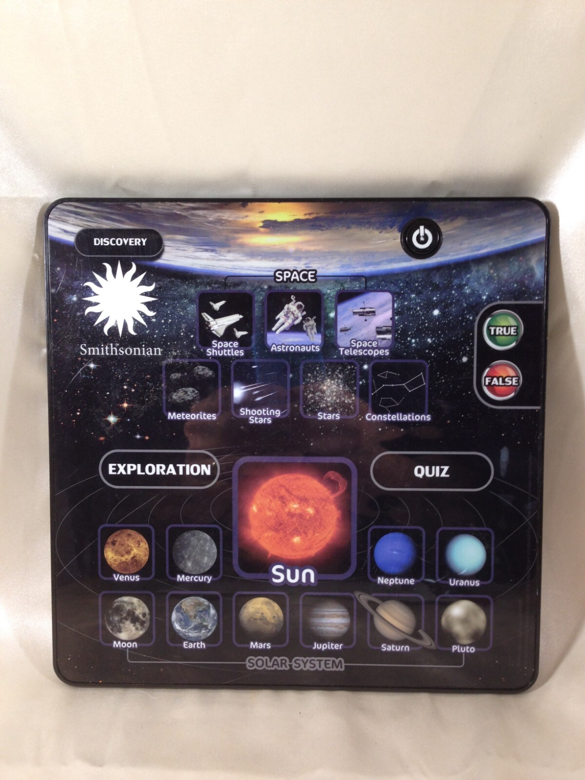 Smithsonian Kidz Delight Tablet Solar System Space Exploration