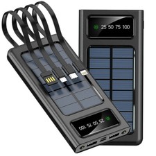 2025 Super 40000000mAh Solar Power Bank 4 USB Portable Charger For Cell Phone