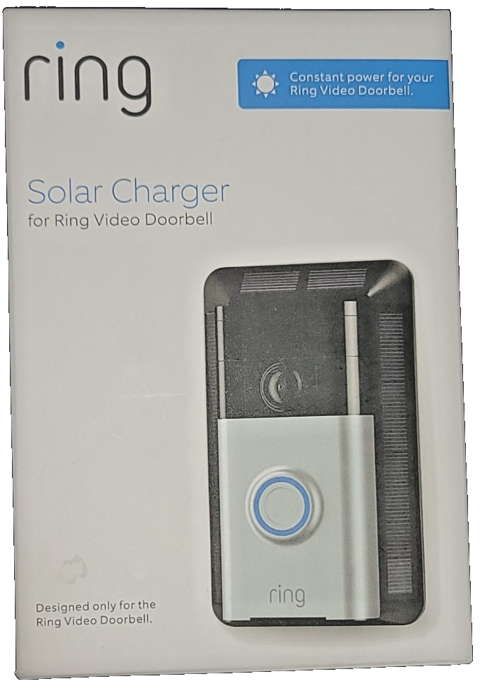 Ring Solar Charger for Video Doorbell 1st Gen – New in Box – Rare & Discontinued