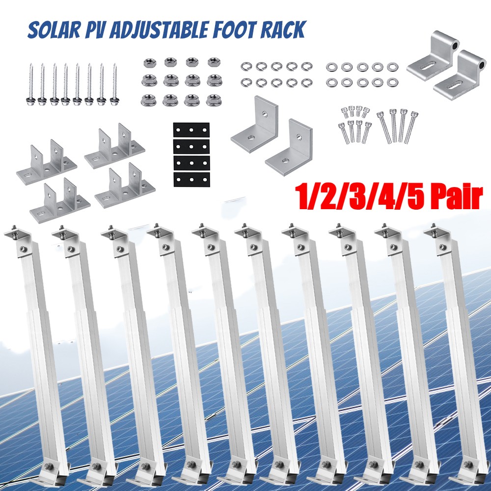 Adjustable Solar Panel Tilt Mount Mounting Brackets Kit System for Solar Panels