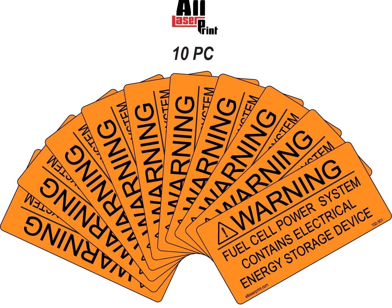 Photovoltaic Labels for PV Solar System_#150-501 “Warning_Fuel Cell Power Sys…