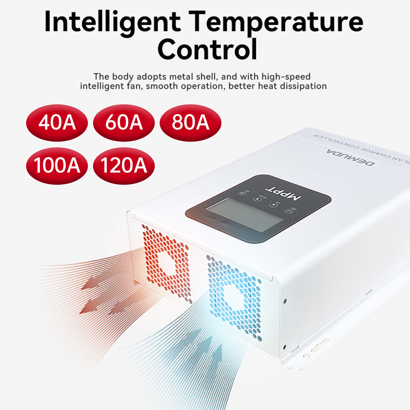 MPPT Solar Controller 12V-48V Photovoltaic RV Home Energy Storage Control System