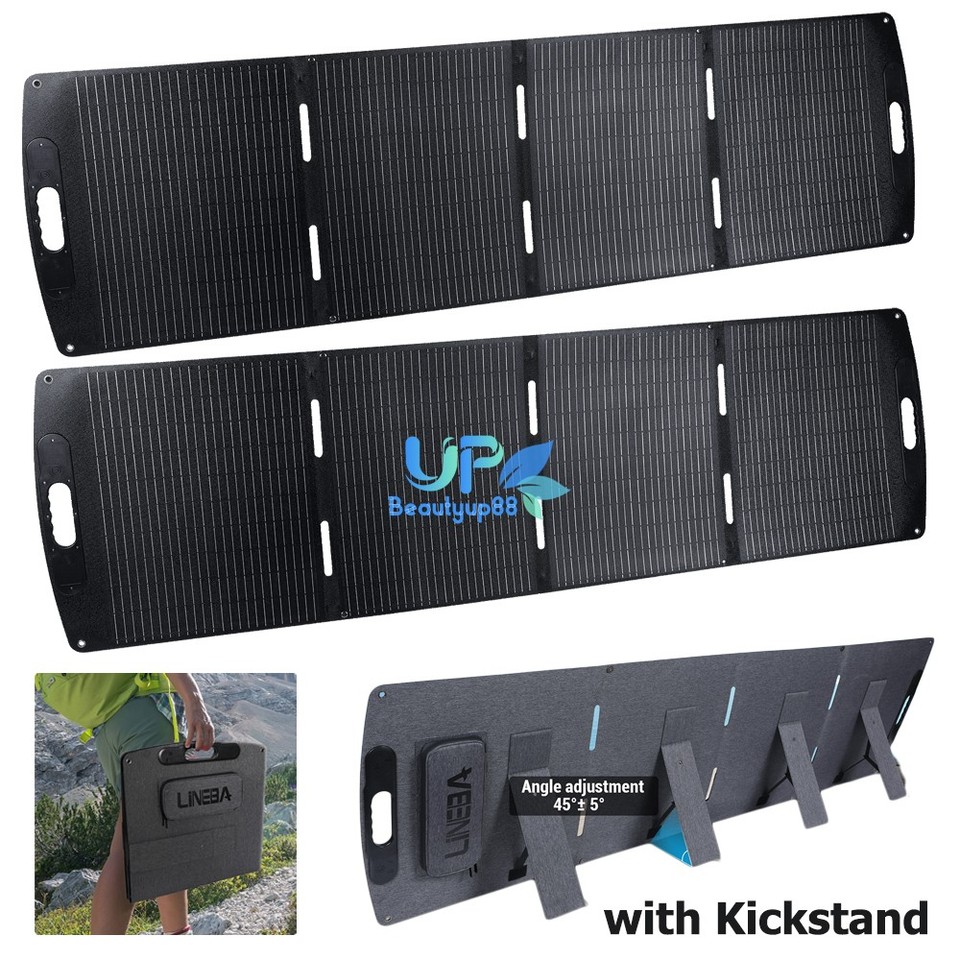 Foldable Portable Solar Panel 100W 200W 400W Watts for Power Station Camping RV