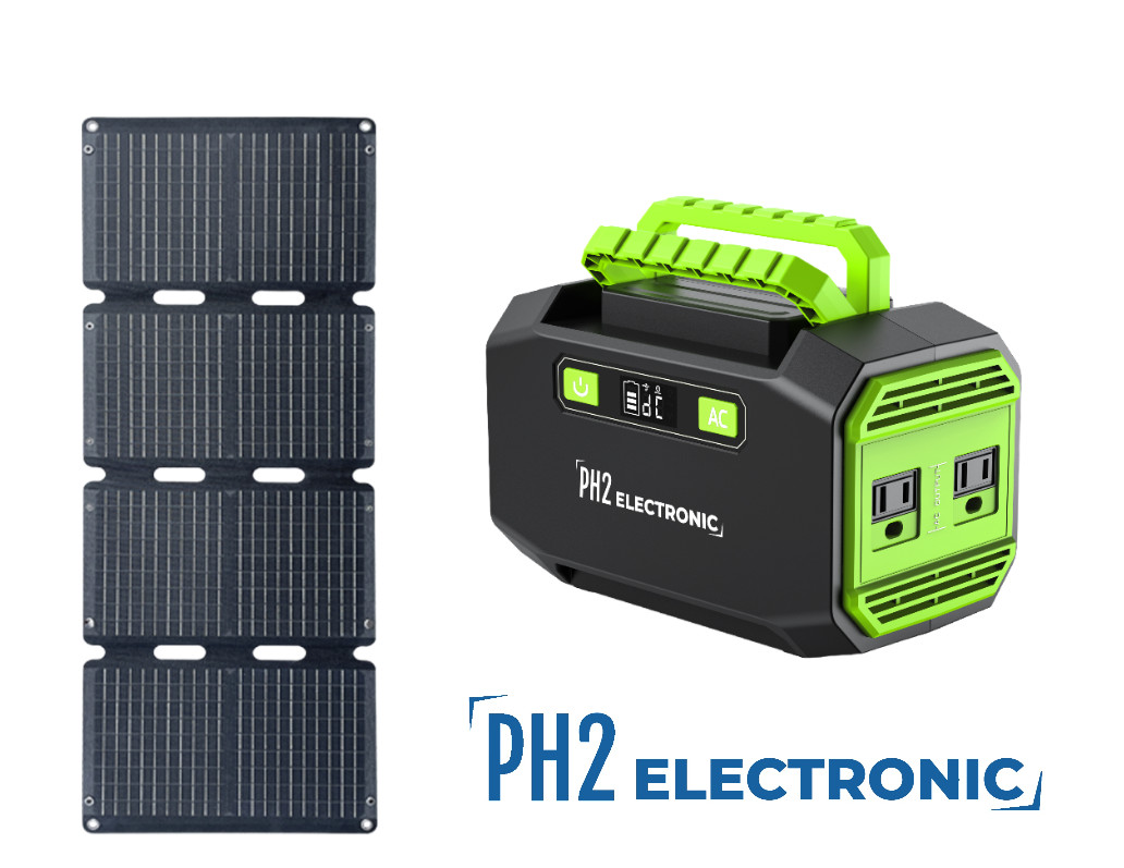 200W Portable Power Station 39000mAh / 3.7V / 145Wh  (Solar Panel Optional)