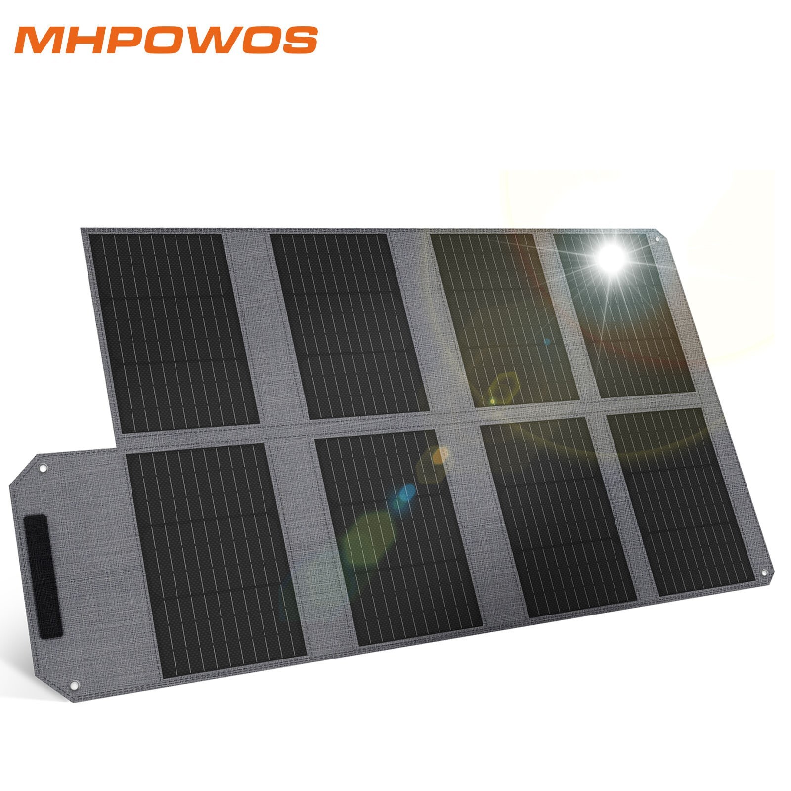 MHPOWOS 80W Solar Panel Portable Handy Bag for Power Station Solar Generator