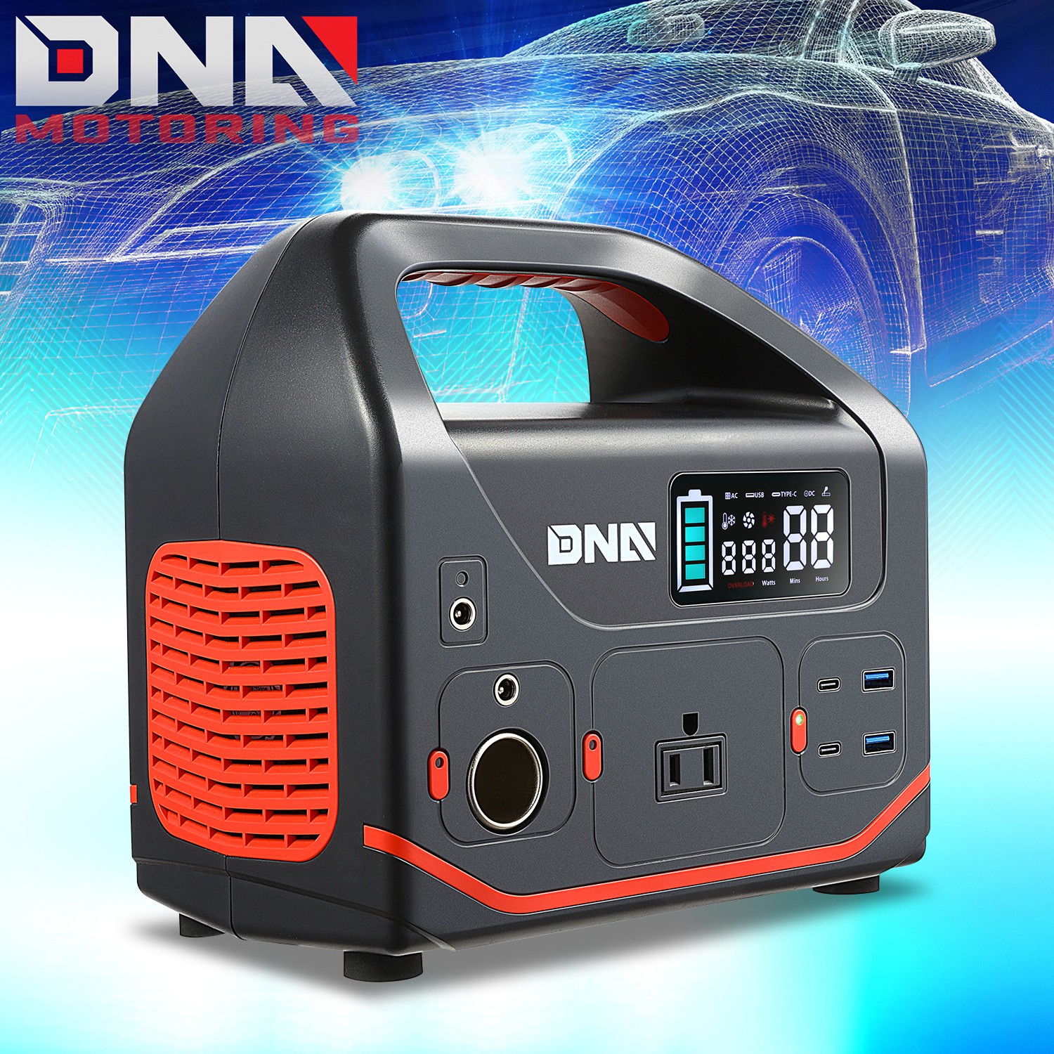 300W Portable Power Station PowerBank Indoor/ Outdoor/ Camping/ Solar Generator