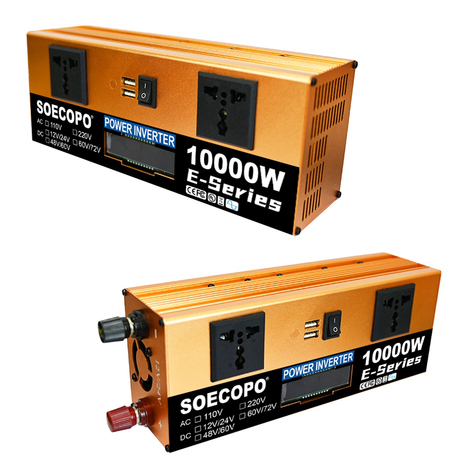 10000W Solar Kit | Includes Inverter, 2pcs 200W Solar Panels, 100A Controller