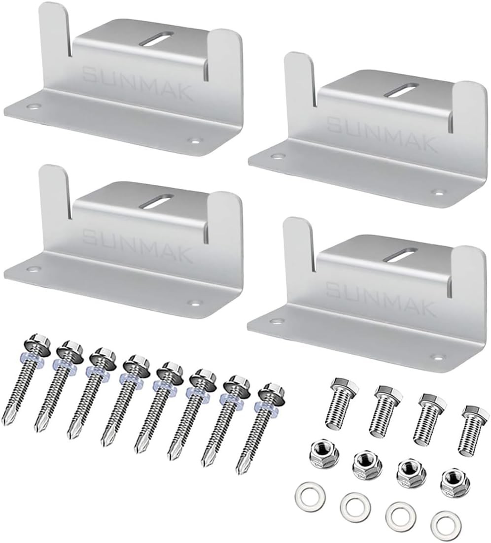 4 Units per Set Solar Panel Mounting Z Brackets, Solar Panel Mounting Brackets L