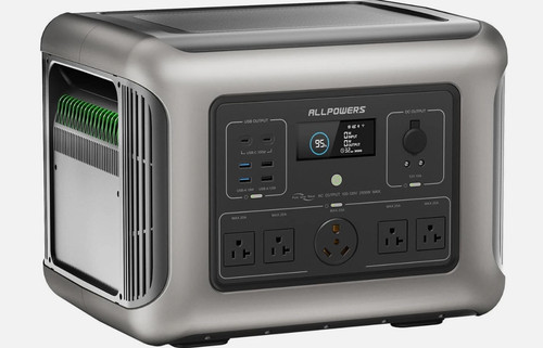 ALLPOWERS R2500 Solar Generator 2500W (4000W Peak), 2016Wh LiFePO4 Power Station