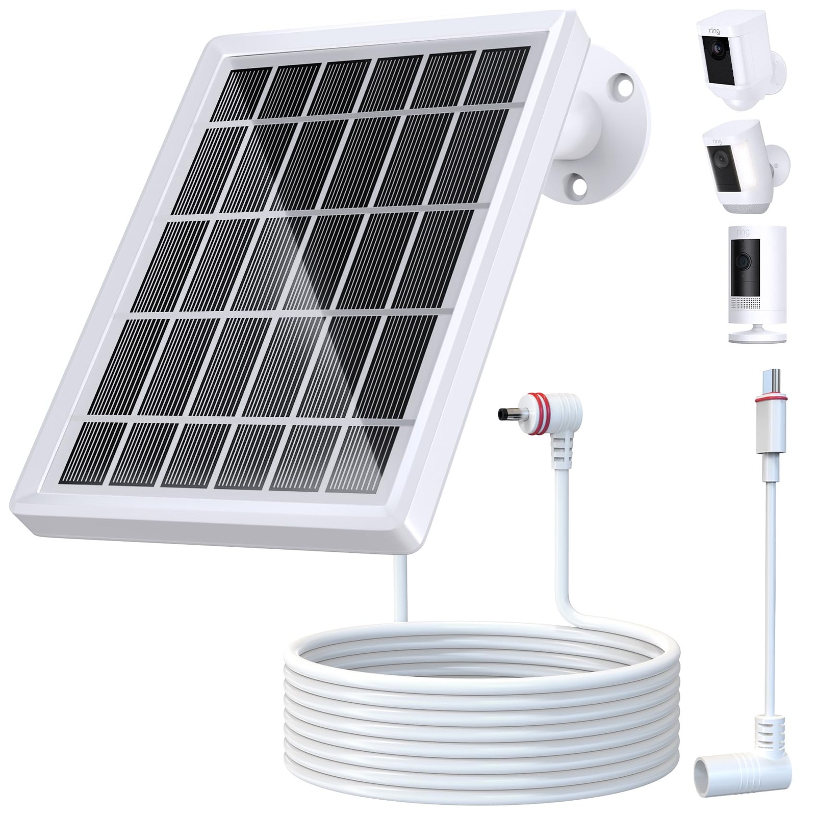 Solar Panel for Ring Camera, Chargers for Ring Spotlight Cam Plus/Pro/Battery…