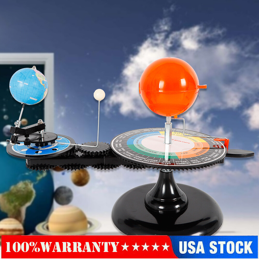 Solar System Earth Moon Sun Orbital Planetarium Model Children Educational Tool