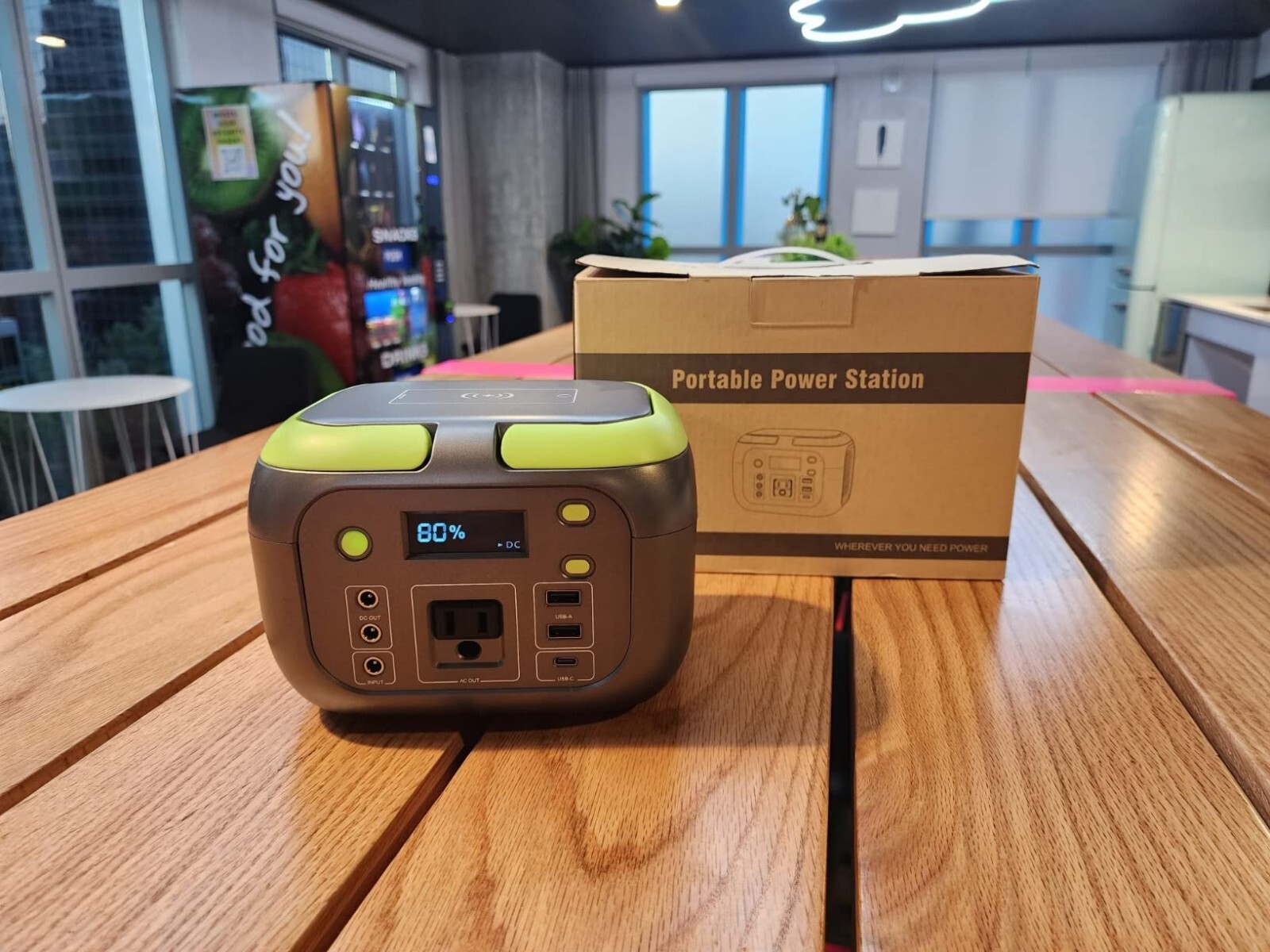 Open Box 200W Portable Power Station, 155Wh Camping Solar Generator, 42000mAh