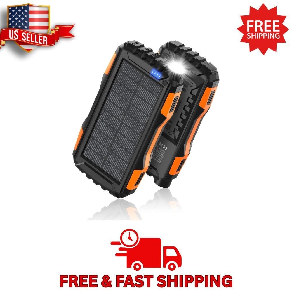 Power-Bank-Solar-Charger – 42800mAh Portable Charger,Solar Power Bank,External B