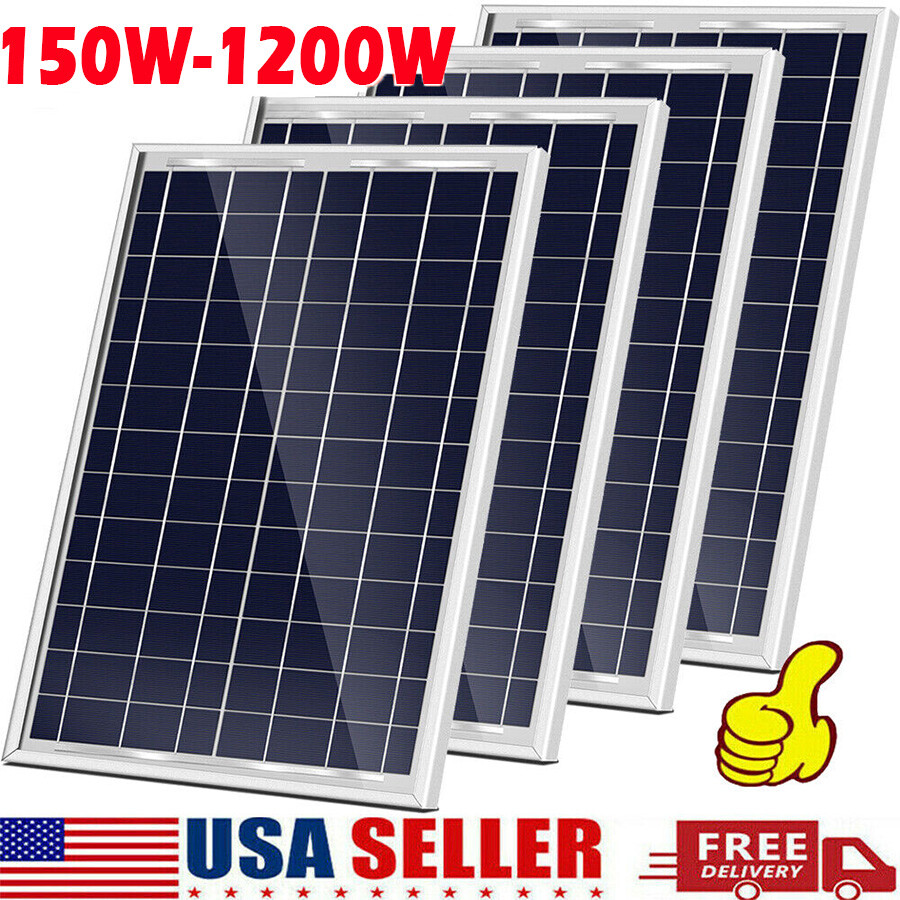 1200W Portable Solar Panel 12V Mono Flexible Solar Panel For RV Home Roof Camper