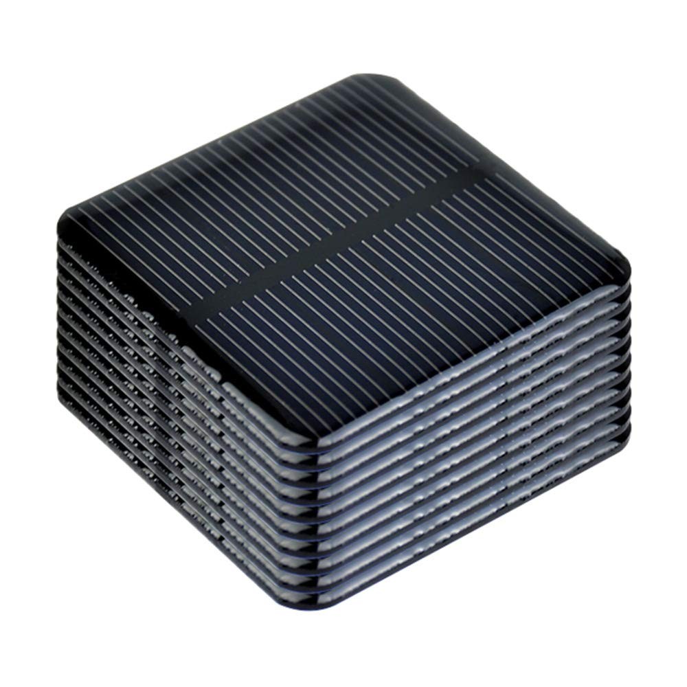 10pcs Mini Monocrystalline Solar Cells Solar System Kit 50mm X 50mm/1.96″ X 1…