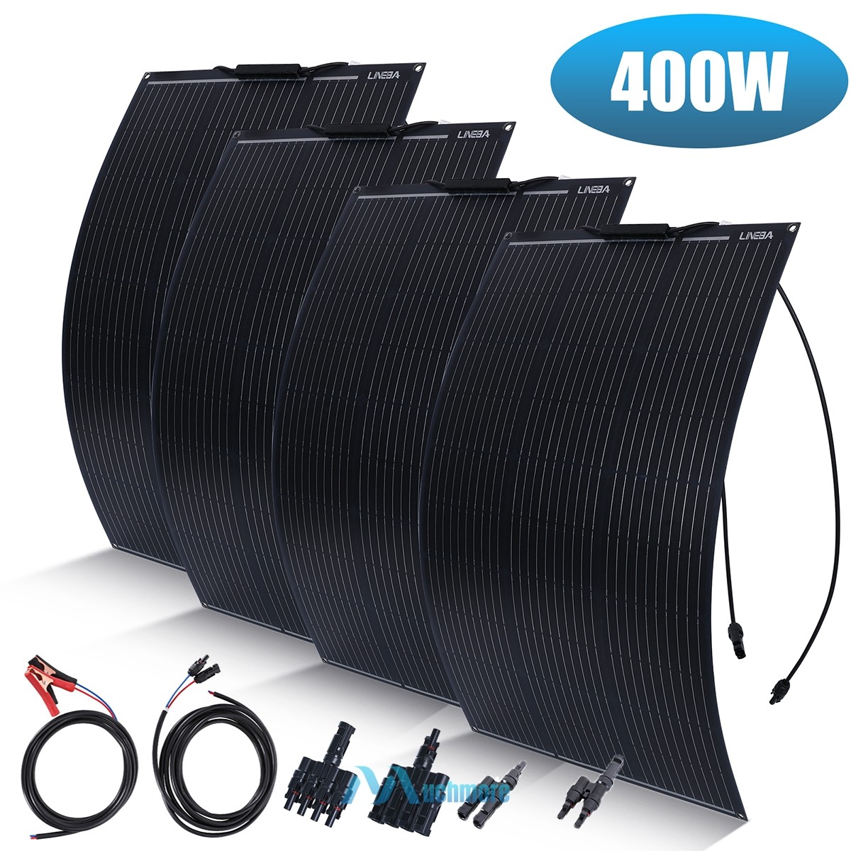 400W Flexible Solar Panel Mono 18V Portable Power Camping Home RV Battery Charge