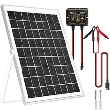 10W Solar Panel Solar Battery Charger 12V Solar Panel Kit + MPPT Charge Contr…