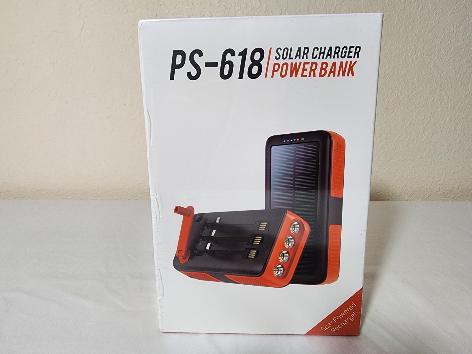 Solar Charger Power Bank 63200mAh, Portable Charger with Dual Outputs NEW