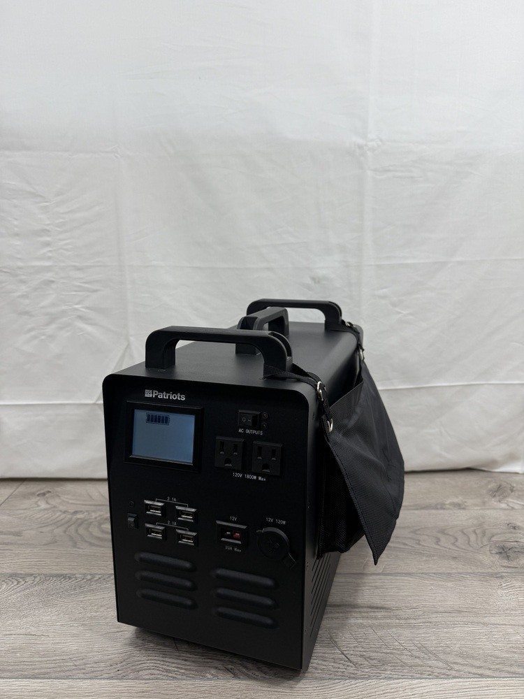 4Patriots Power Solar Generator 1800W & Solar Panel