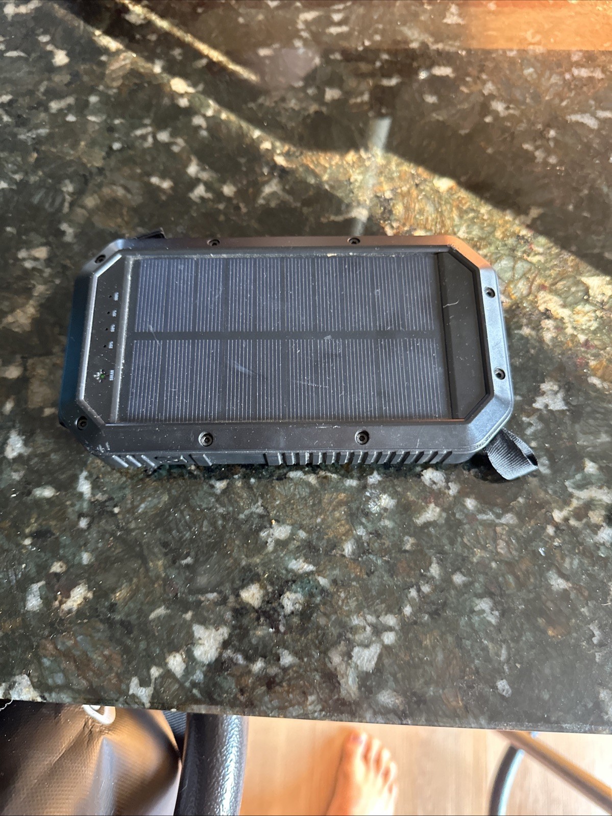 Solar Power Bank Wireless Charger
