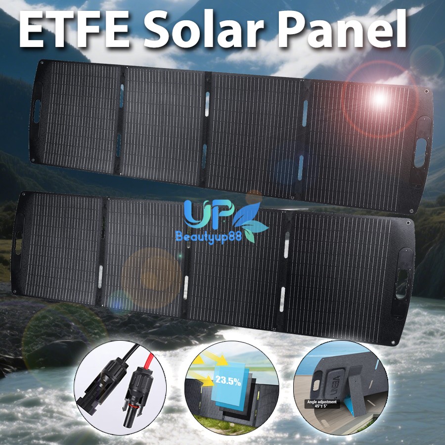 100W – 400W Foldable Solar Panel Portable Solar Charger for RV Camping Home