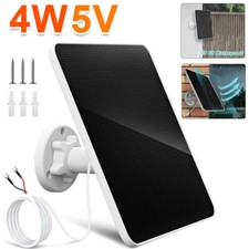 Solar Panel Charger 4W for Ring Video Doorbell 4/3/2 Solar Charger W/Power Cable
