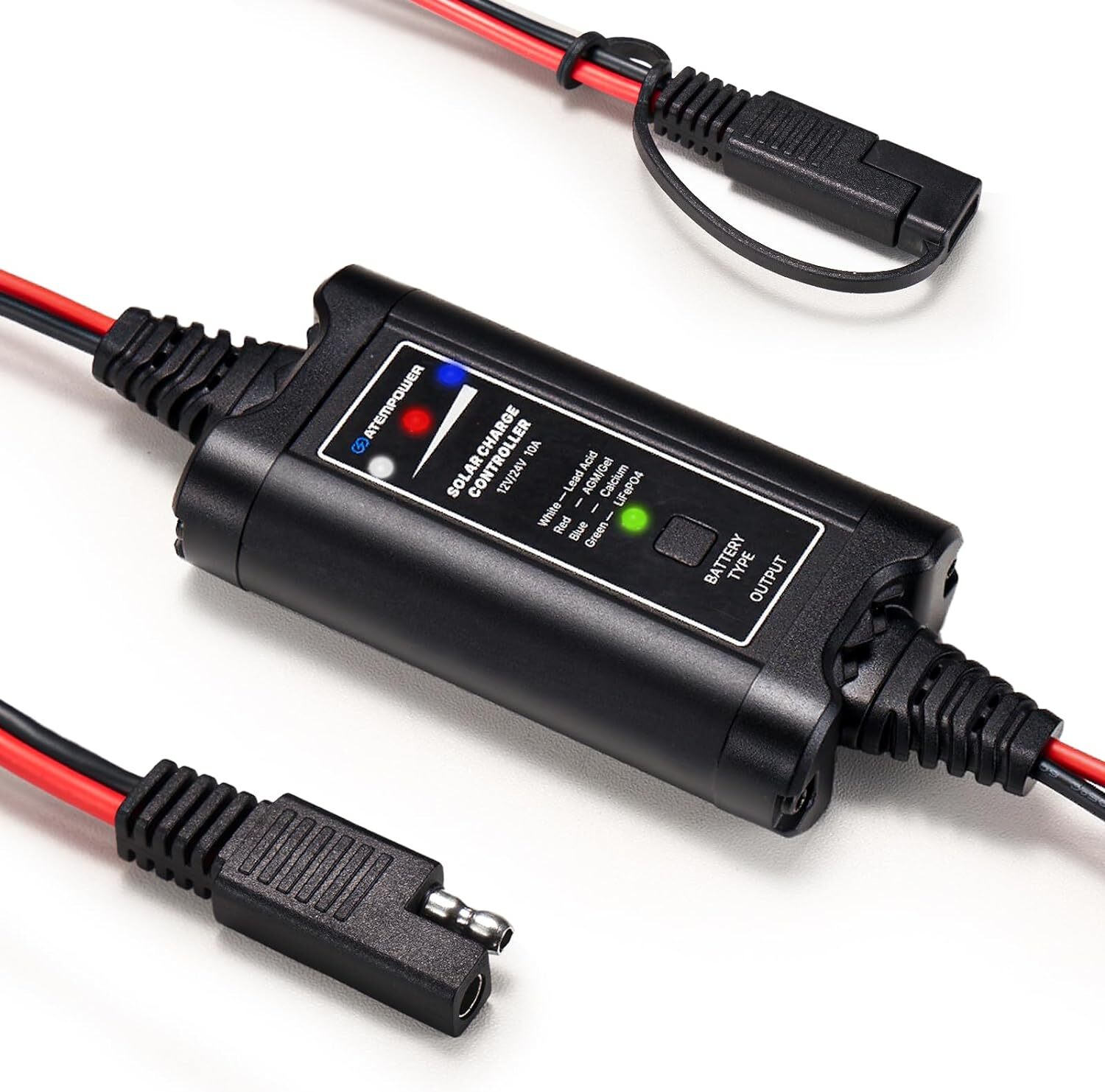 10A MPPT Solar Charge Controller 12/24 Volt Intelligent  Controller Solar Panels