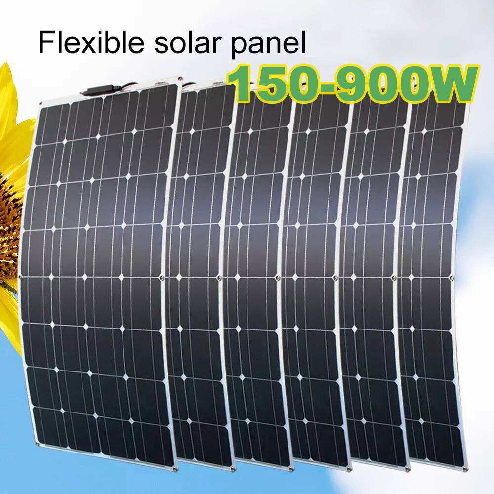 300/900W Portable Foldable Solar Panel Kit for Generator Power Station RV/Home