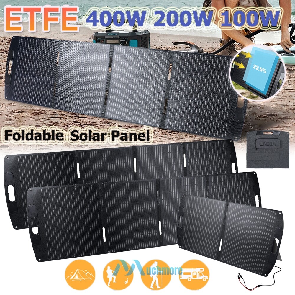 400W 200W Foldable Solar Panel Solar Charger for RV Power Station Camping Hiking