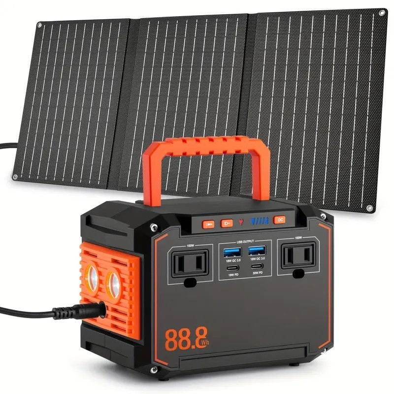 Marbero Mini Portable Solar Generator Power for Medical, Home, RV & Outdoors
