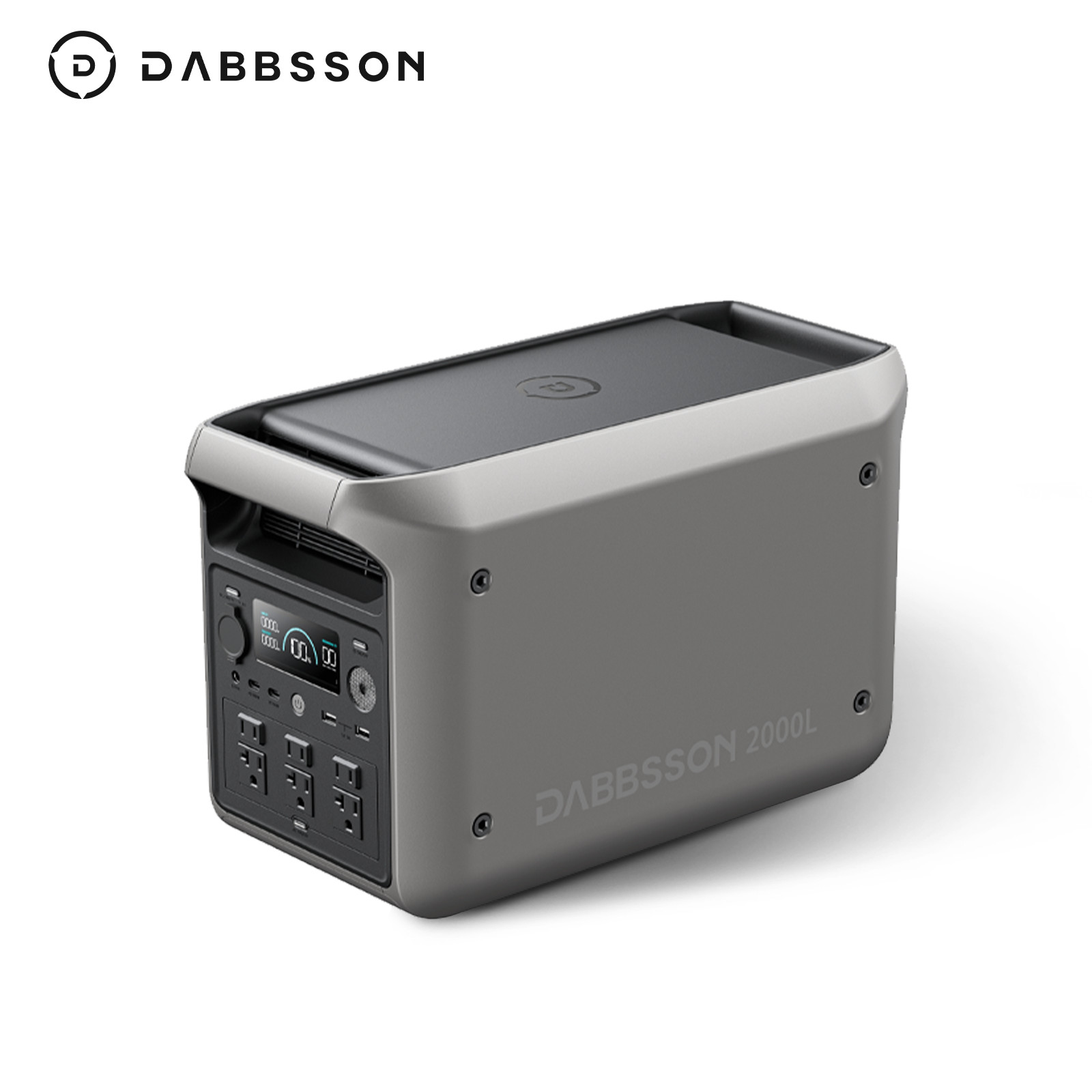 Dabbsson 2000L Portable Power Station 2200W 2048Wh Solar Generator LFP Battery