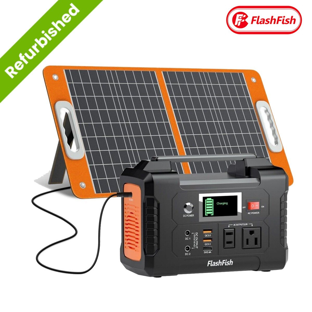 Refurbished 200W 151Wh Portable Power Station Optionally With 60W18V Solar Panel