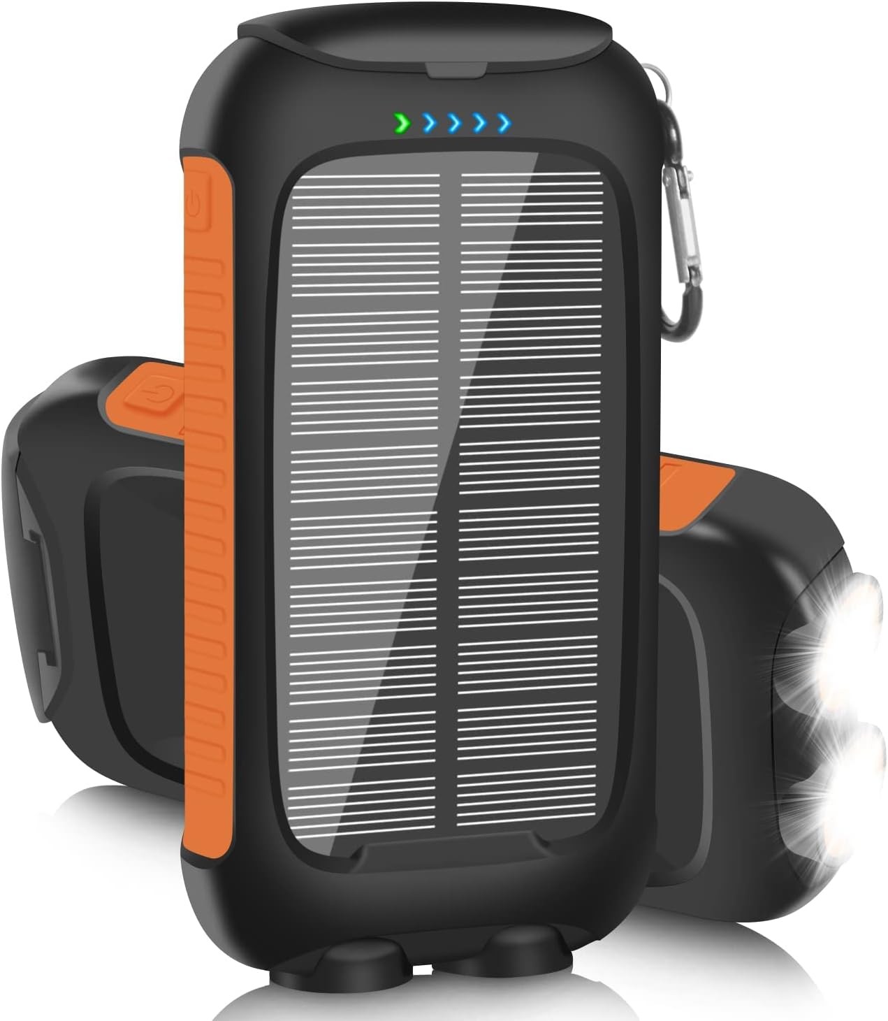 Portable Charger Solar Power Bank 20000mAh with USB-A and USB-C 5V/3A Output Por