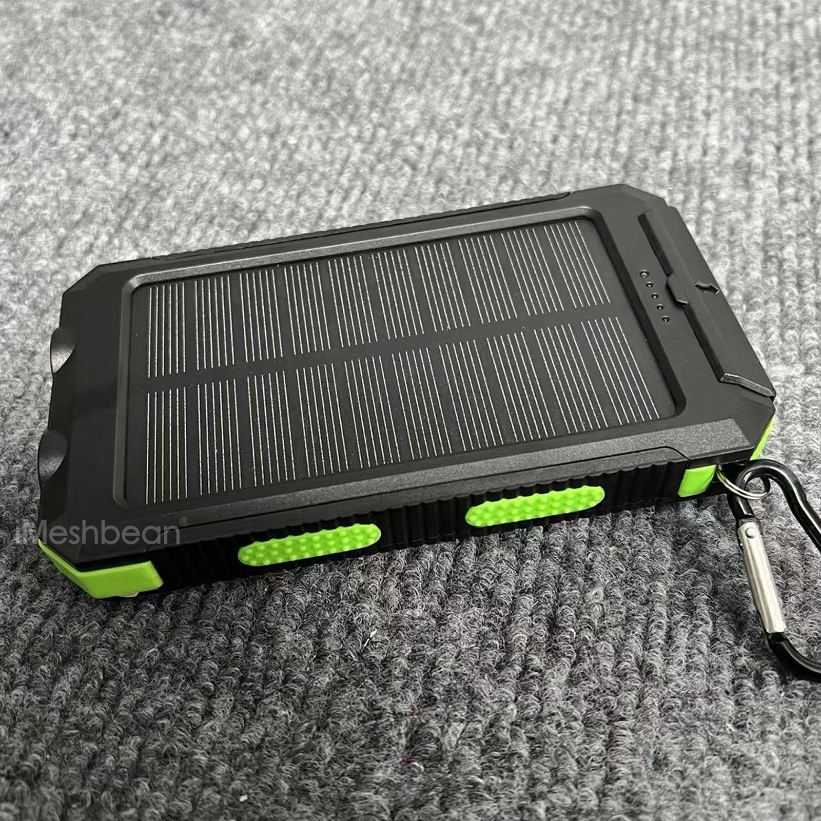 30000mAh Power Bank Solar Charger Portable Phone Charger Dual USB LED light IP65