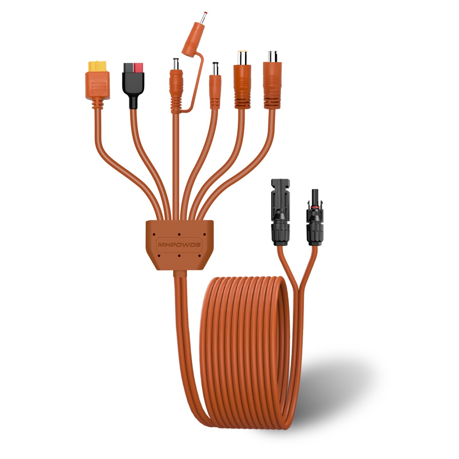 Universal 7-in-1 Solar Panel Adapter Cable fit for Jackery EcoFlow Powerstation