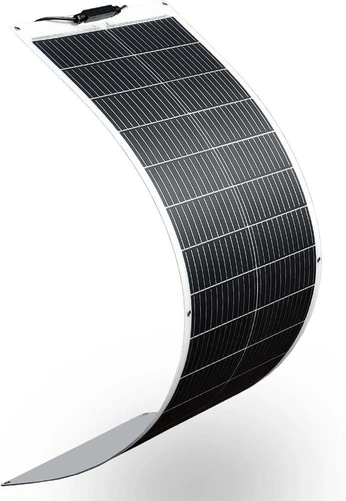 Flexible Solar Panel 100W 12V Monocrystalline Solar Cell Fiberglass Lightweight