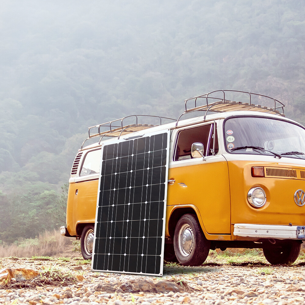 100W 16V Flexible Solar Panel Photvoltaic Mono Module for RV Boat Shed Caravan
