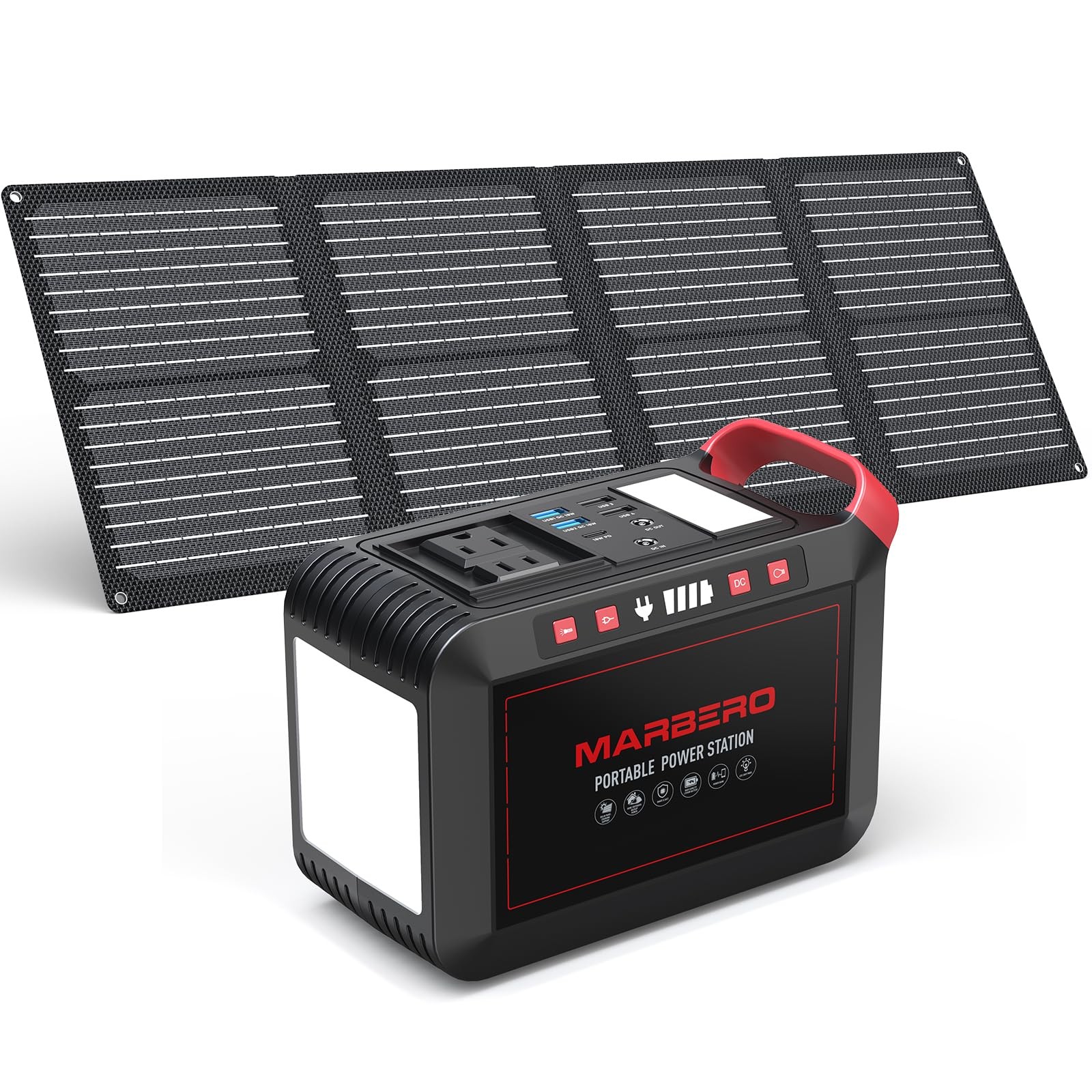 Solar Generator Portable with Panel for Emergency Power