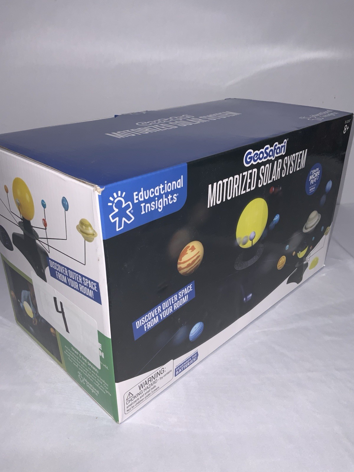 Educational Insights GeoSafari Motorized Solar System. Open box