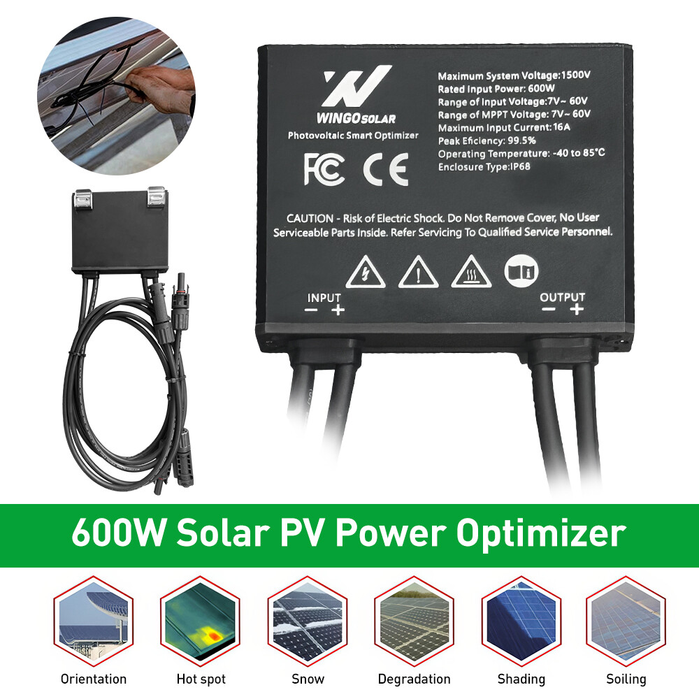 Solar Optimizer PV Power Optimizer DC Photovoltaic Optimizer 600W MPPT Optimizer