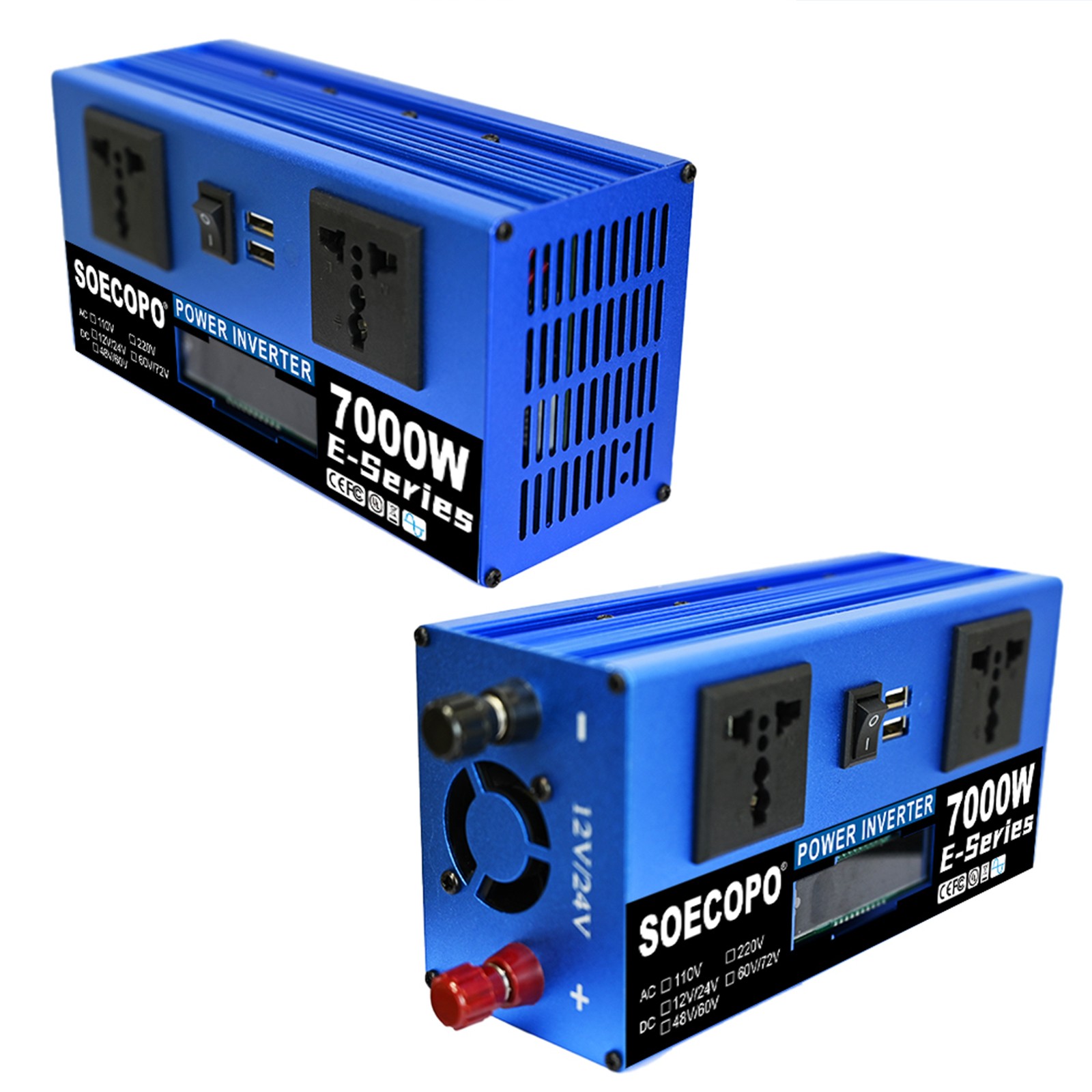 7000W Solar Energy Kit | Complete Off-Grid Solution (12V/24V DC to 110V/220V AC