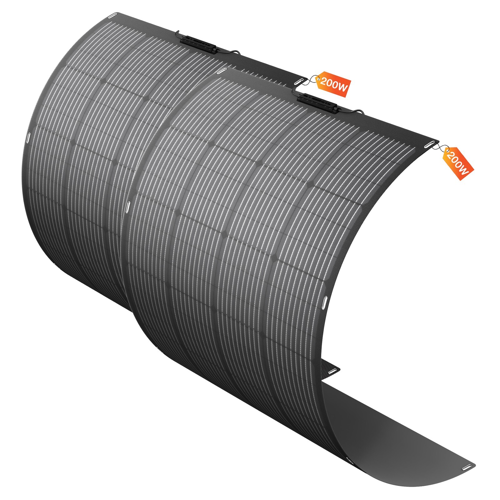 200W 400W Portable Flexible Solar Panel Kit For Ecoflow Generator Power Station