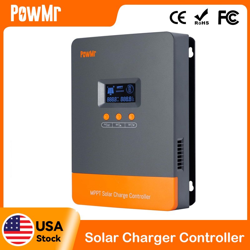100A MPPT Solar Charge Controller 12/24/36/48V Auto PV Max 160V Parallel 12PCS