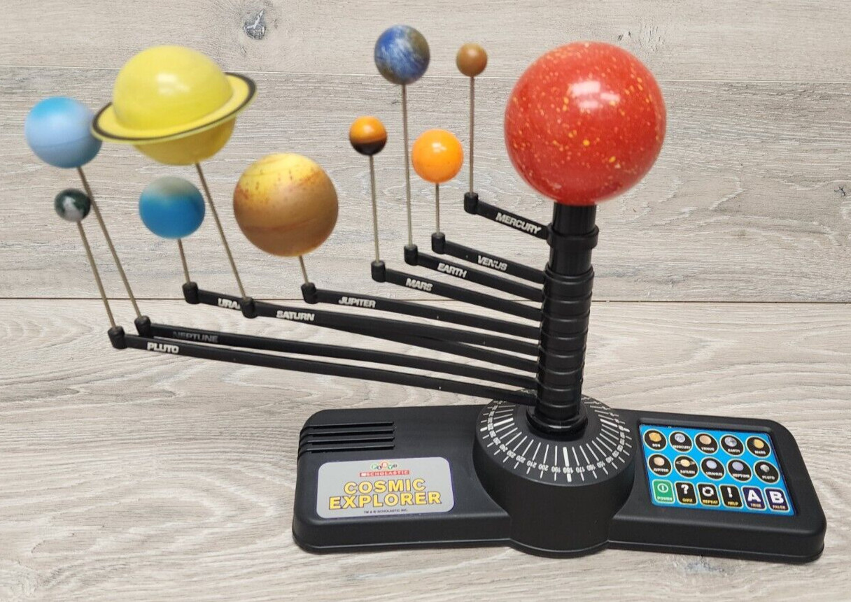 Play Scholastic Cosmic Explorer Solar System Talking Interactive Tested Working