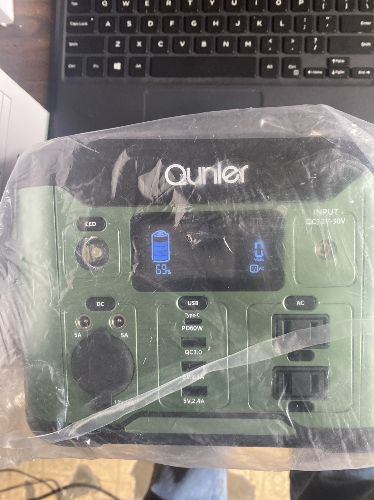 Portable Power Station 300W 296Wh Solar Generator 120V AC USB-C PD Outdoor