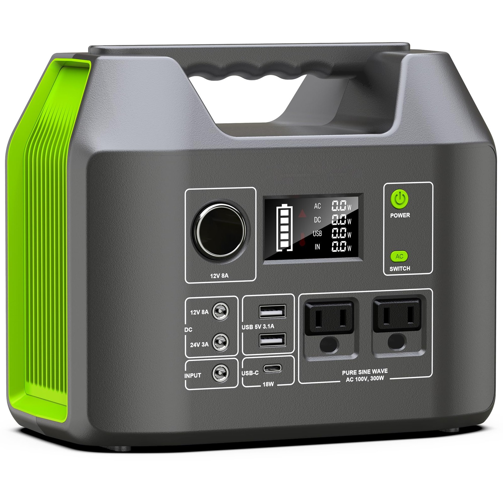 Emergency Backup Power Supply Outdoor Camping Rechargeable Battery