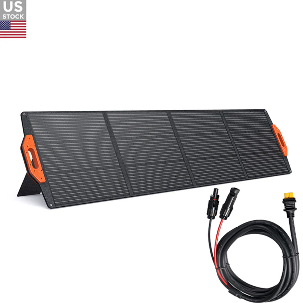 FOSSiBOT 200W Portable Solar Panel Power Backup with XT60 Adapter Connector 11Ft